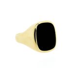 Image 5 of Gold signet ring with onyx