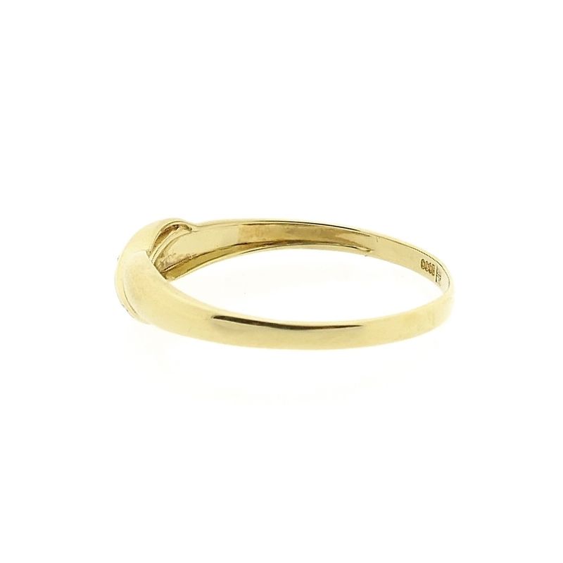 Image 9 of Gold ring with diamond | 0.005 ct.