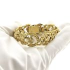 Image 6 of Gold bracelet with diamonds; 0.80 ct.