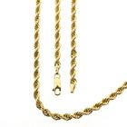 Image 1 of Twisted Link Gold Chain; 14k; 60.5 cm