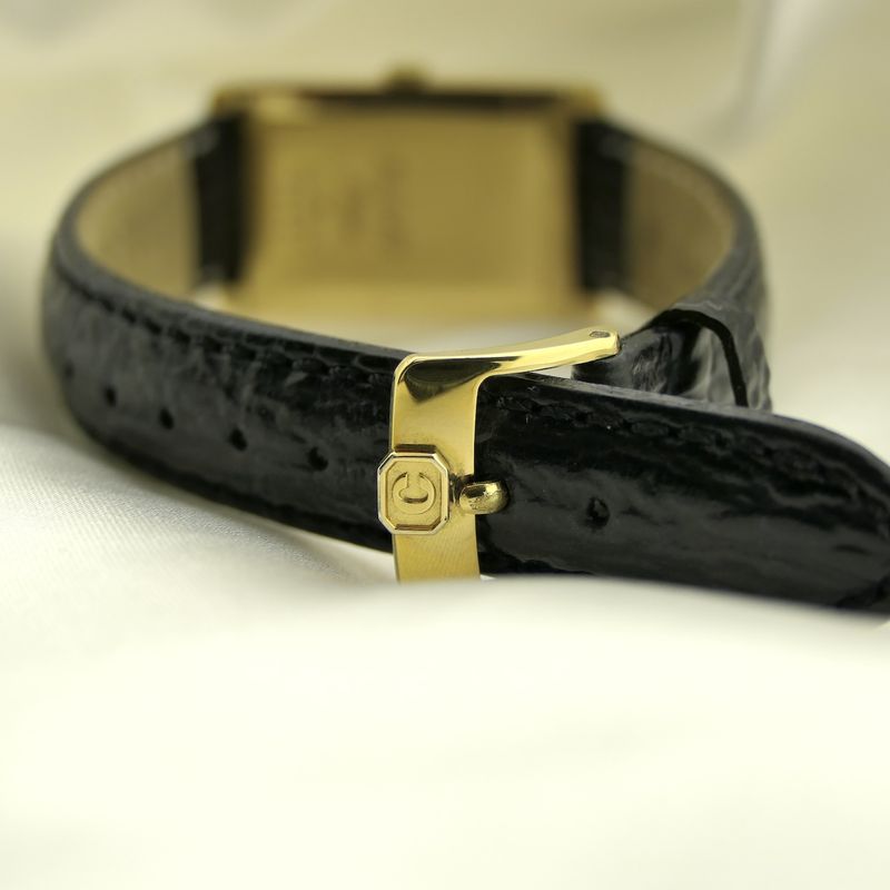 Image 12 of Chopard Classic Tank; Vintage 18k gold watch