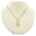 Image 8 of Gold harlequin pendant with diamond | 0.005 ct.