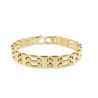 Gold fantasy link bracelet