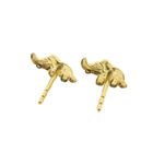 Image 8 of Gold elephant stud earrings