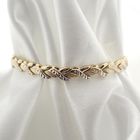 Image 6 of Two-tone gold fantasy link bracelet | 20 cm
