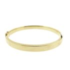 Image 1 of Gold slave bracelet with pattern; Size M