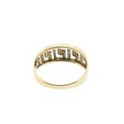 Image 6 of Vintage gold ring with meander pattern