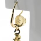 Image 5 of Oriental gold earrings with filigree strand