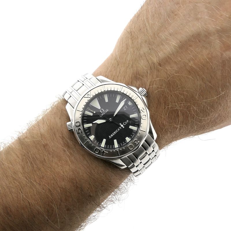 Image 15 of Omega Seamaster 300m 'America's Cup' 2533.50.00; Automatic men's diving watch