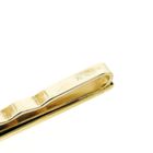 Image 4 of Gold tie slide with diamond; 0.005 ct.