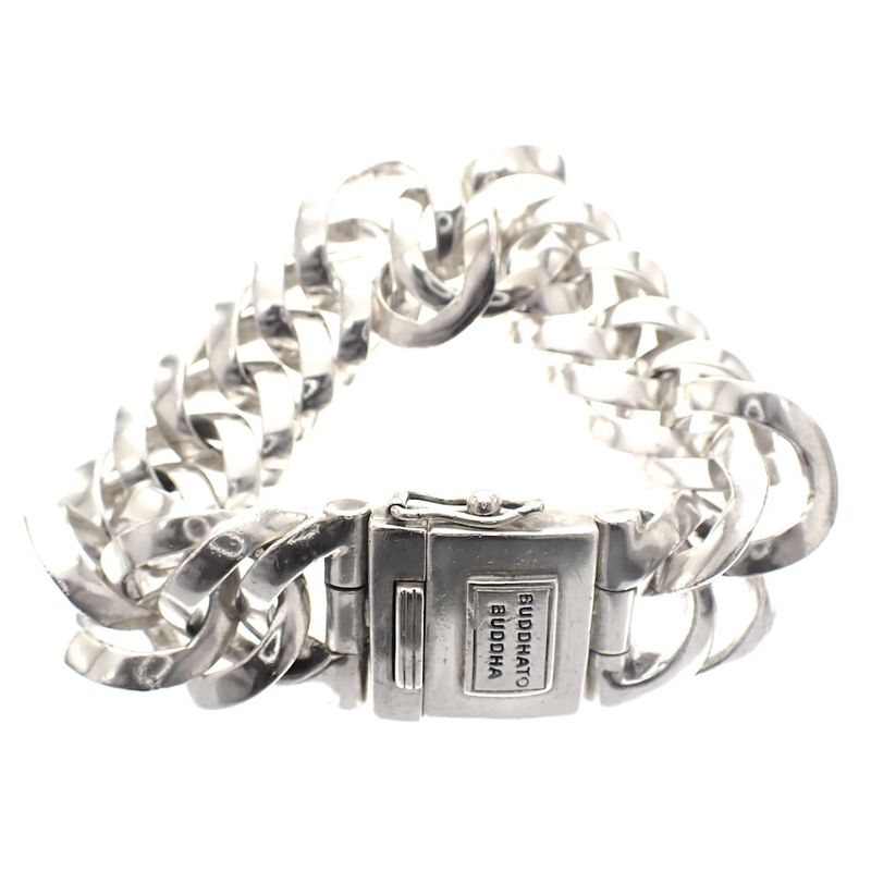 Image 2 of Silver Buddha to Buddha bracelet | 20 cm