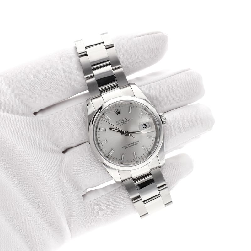 Image 7 of Rolex Date 34mm 115200; Automatic watch