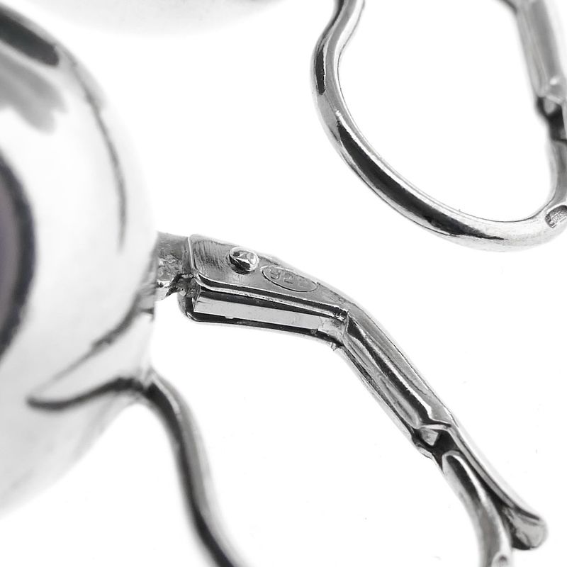 Image 5 of Silver earrings with balls
