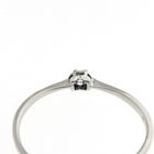 Image 8 of White gold solitaire ring with diamond | 0.06 ct.