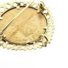 Image 6 of Gold pendant/brooch of 10 guilder coin Queen Wilhelmina 1932