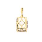 Image 4 of 18K Gold Pendant with morganite and diamond | 0.015 ct.