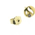 Image 6 of Gold stud earrings with zirconia