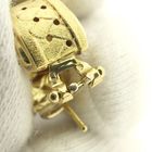 Image 6 of 19.2 carat gold semi-circular earrings; Ø 16.5 mm