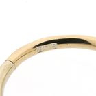 Image 7 of 18-karat two-tone gold solitaire ring with 0.025 ct. diamond