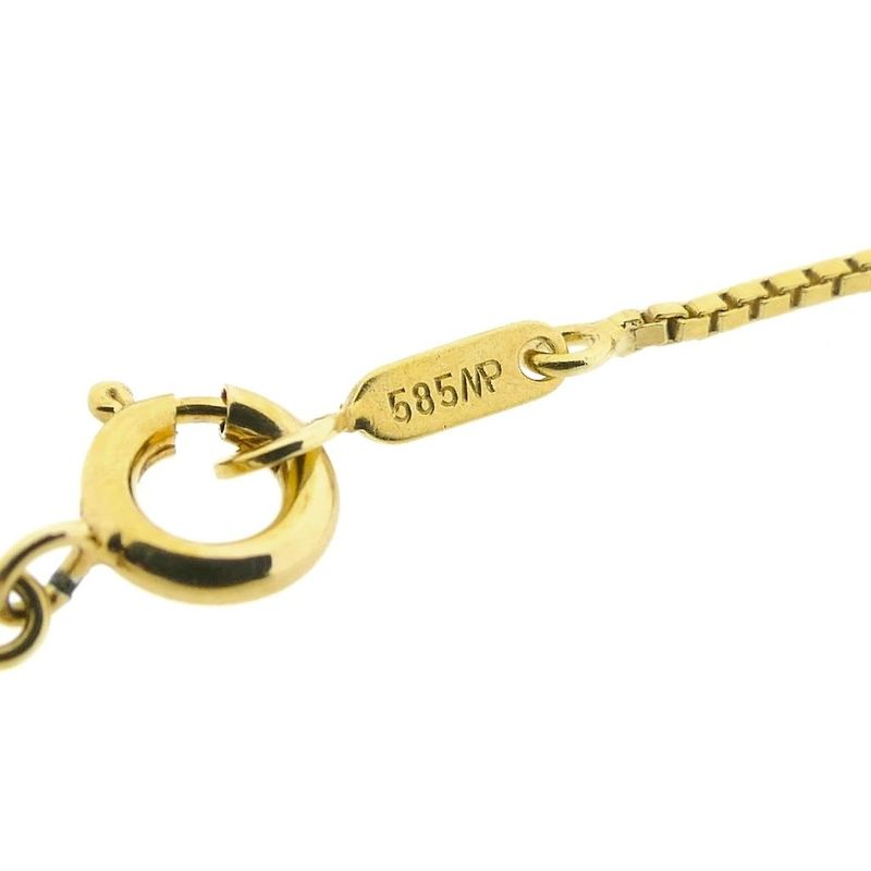 Image 5 of Long gold Venetian link chain/sautoir with bars