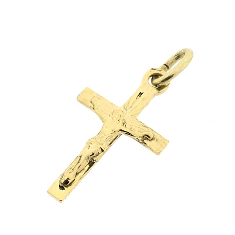 Image 3 of Gold pendant of a cross with corpus