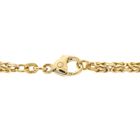 Image 5 of Golden Square Byzantine Link Necklace