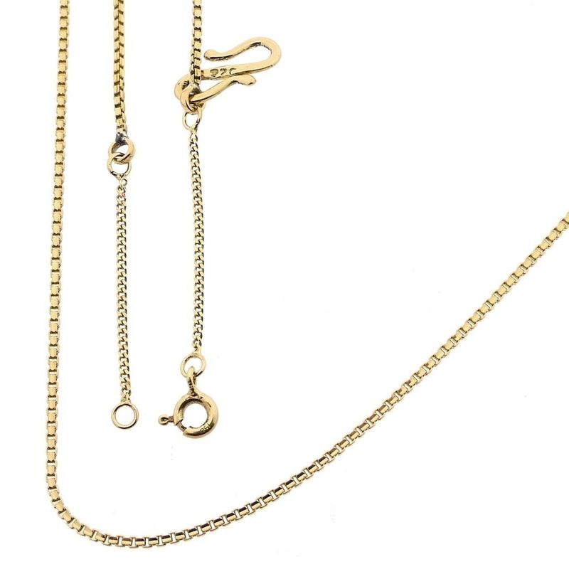 Image 1 of Gold Venetian Box Chain