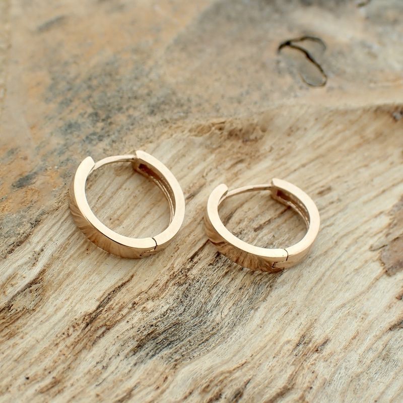 Image 4 of Gold earrings | Ø 11.3 mm