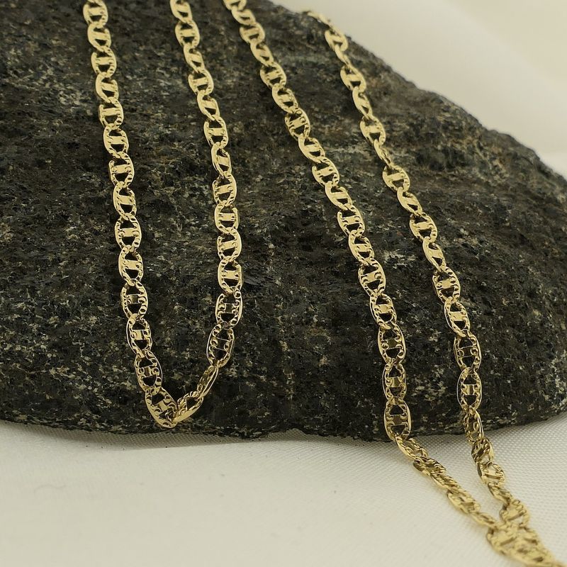 Image 2 of Golden fantasy link chain | 51.5 cm