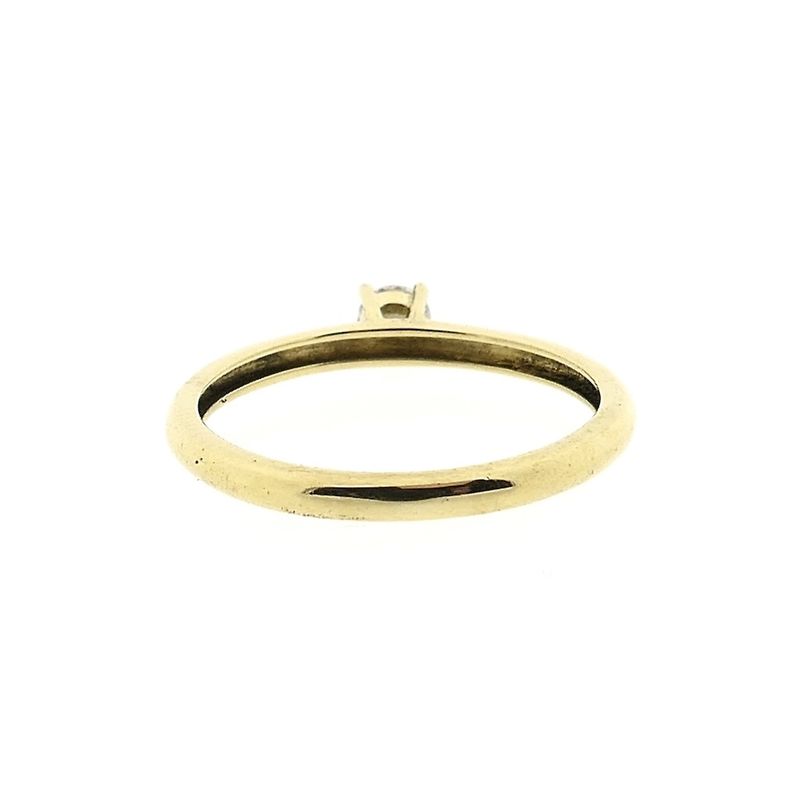 Image 4 of Gold solitaire ring with zirconia | Blush
