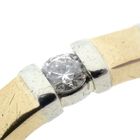 Image 3 of Two-tone gold ring with diamond