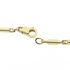 Image 5 of Gold square bar necklace