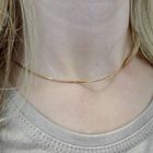 Image 5 of Golden Venetian link chain; 40 cm