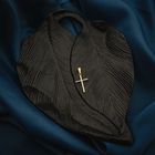 Image 2 of Gold pendant of a cross