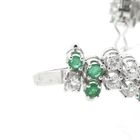 Image 19 of Exclusive white gold bracelet with emerald and diamond; 7.40 ct. + IGI Certificate