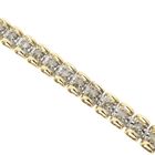 Image 5 of 10 crt. Tennis bracelet with diamond; 2.10 ct. | 18.5 cm