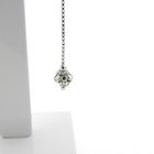 Image 3 of Silver long fantasy earrings