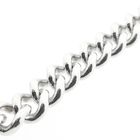 Image 7 of Solid silver gourmet link bracelet.
