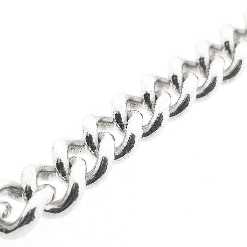 Image 7 of Solid silver gourmet link bracelet.