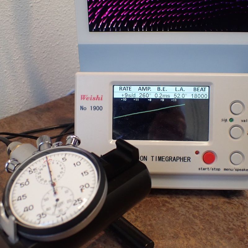 Image 12 of Heuer Rattrapante/Split-Seconds Stopwatch; Vintage stopwatch/timer