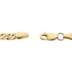 Image 7 of Gold flat gourmet link chain | 50.5 cm