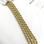 Image 8 of Gold twisted link chain