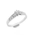 Image 1 of White gold ring with diamonds | 0.32 ct.