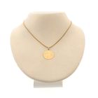 Image 3 of Gold zodiac sign pendant; Capricorn