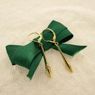 Image 2 of Vintage gold earrings