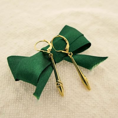 Image 2 of Vintage gold earrings