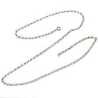 Image 1 of Silver long jasseron necklace | 67 cm
