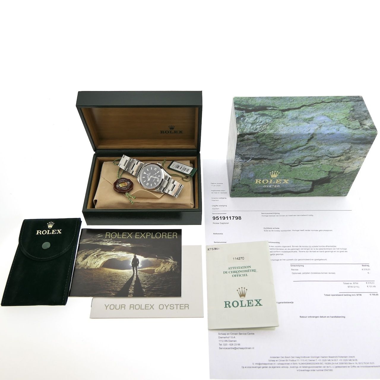 Rolex Explorer 36mm Automatisch Horloge | Juweelwinkel.nl