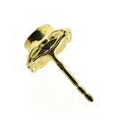 Image 7 of Vintage gold stud earrings with garnet