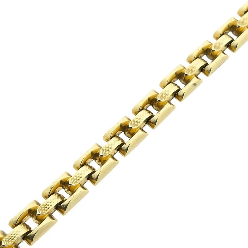 Image 8 of Gold Bismarck Link Bracelet
